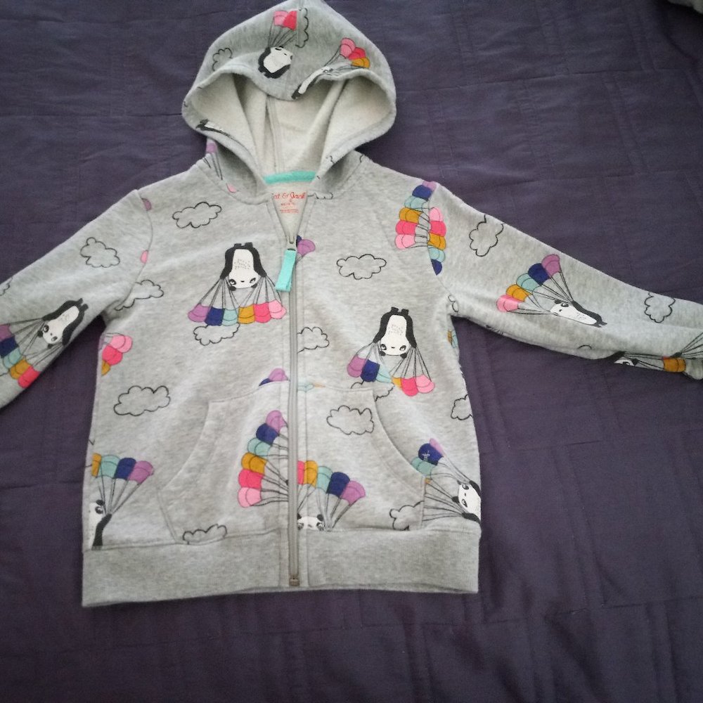 Flying Pandas Zipper Hoodie!!!